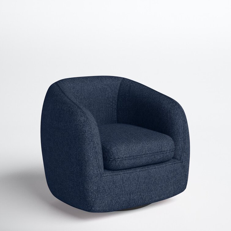 Navy barrel swivel chair new arrivals